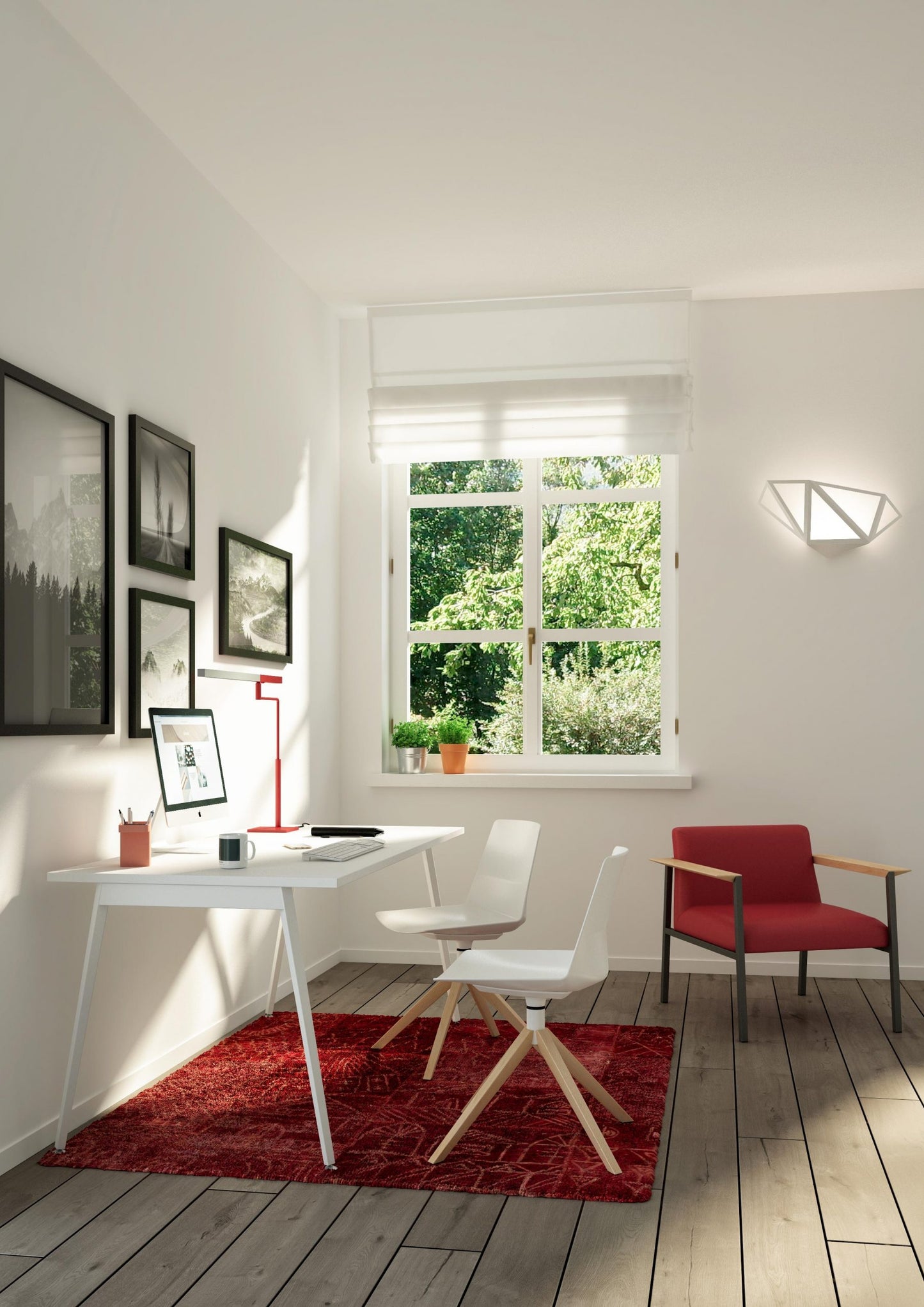 Silla Clue Grafito Base Caballete Giratoria