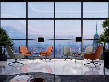 Butaca City Lounge con Ottoman