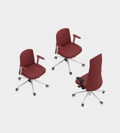 Set Sillas Ejecutivas Diade (1 Silla Ejecutiva + 2 de Visitas)